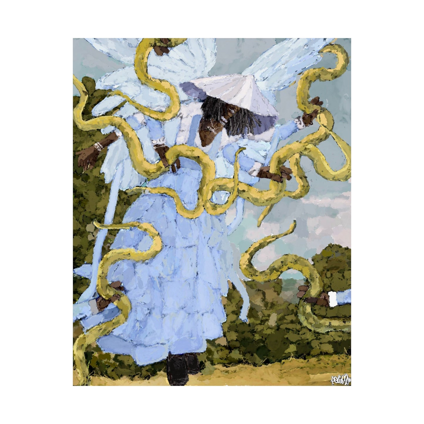 “Flying Snakes” Print