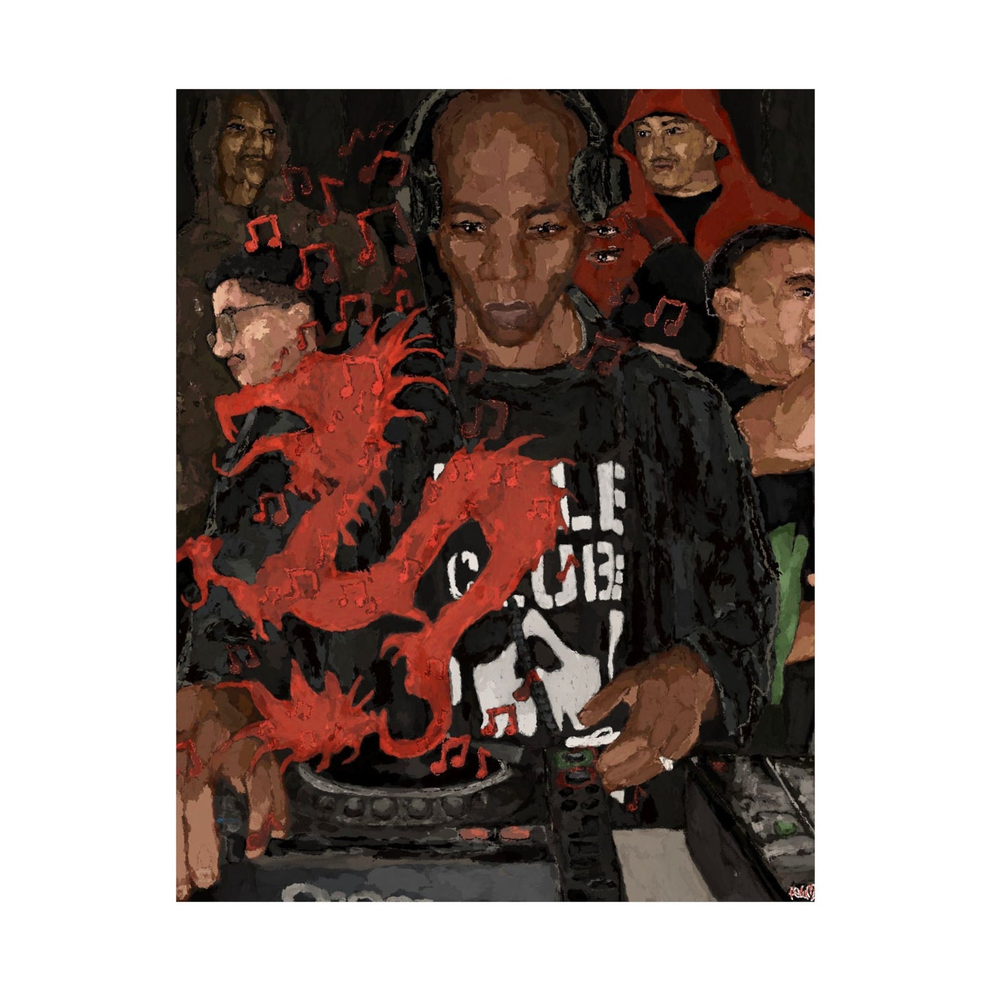 “9” Print