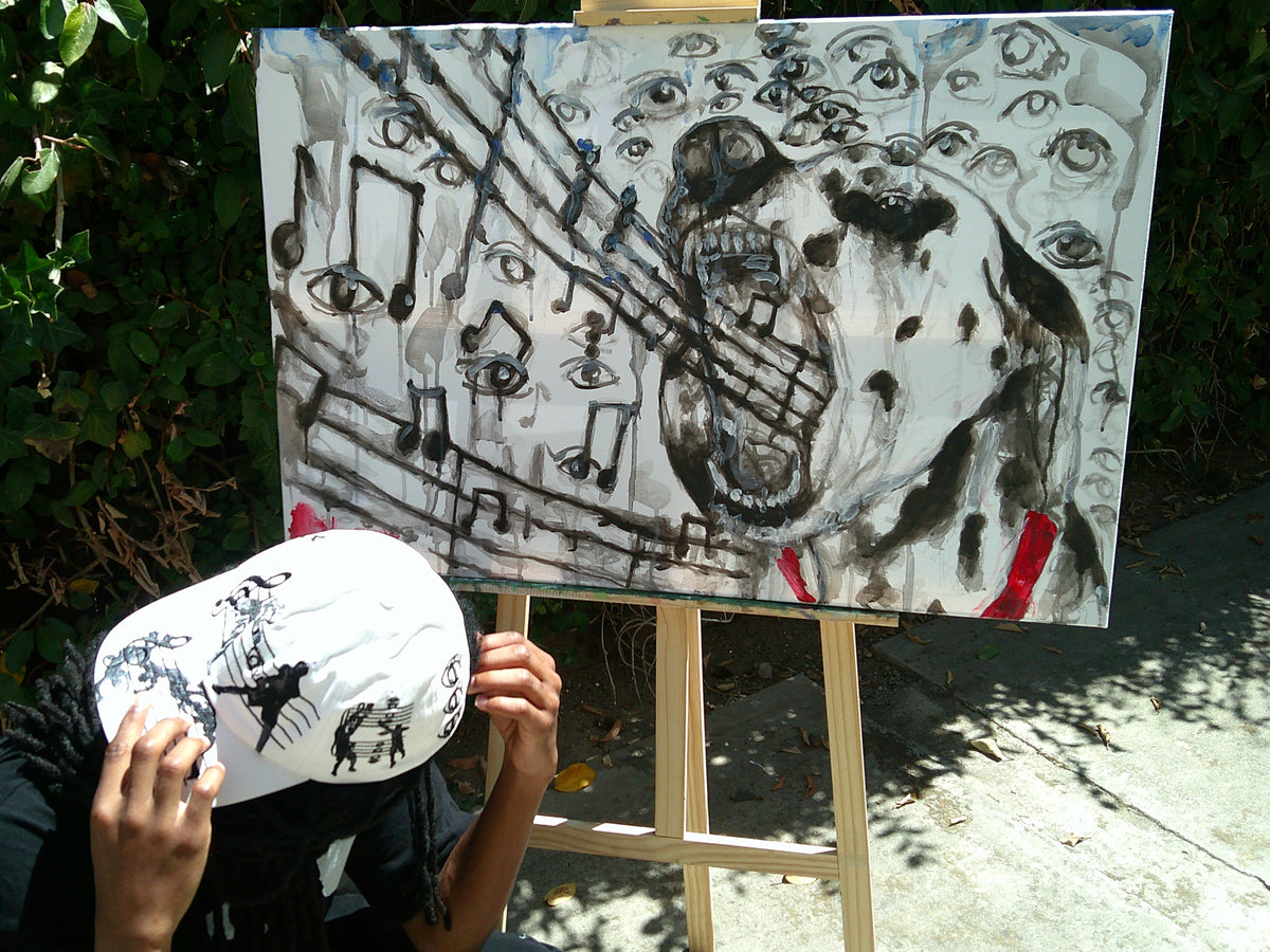 “Loud Dalmatian” Acrylic Painting (24x36in)
