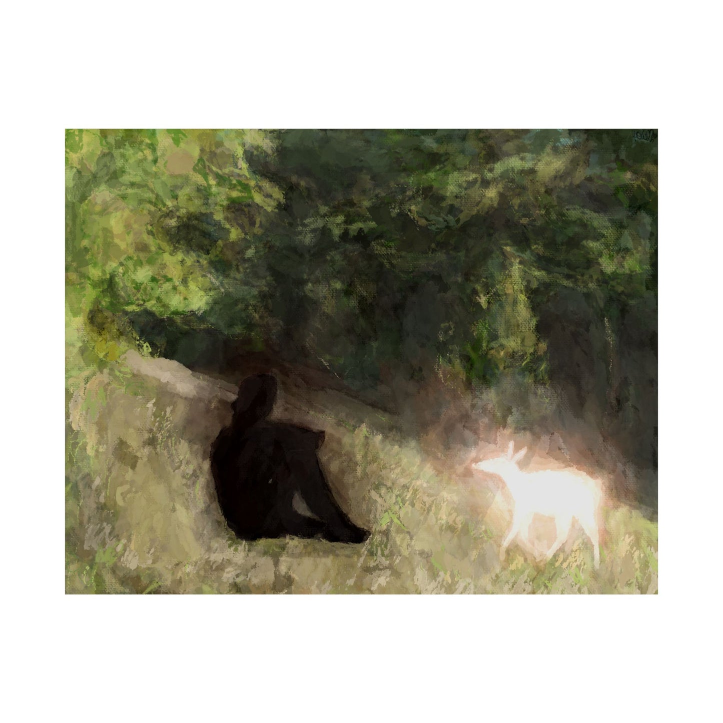 “Glowing Deer” Print