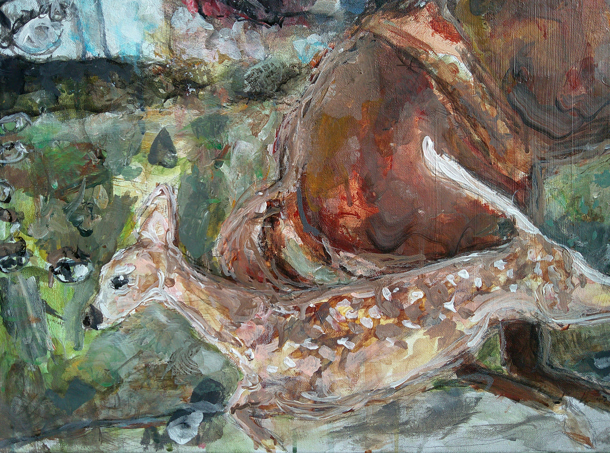 “Horseback” Acrylic Painting (24x36in)