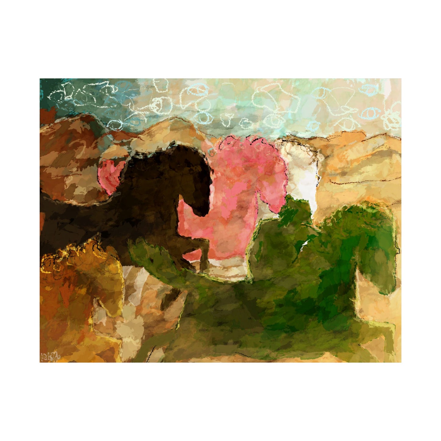 “Horse Race” Print