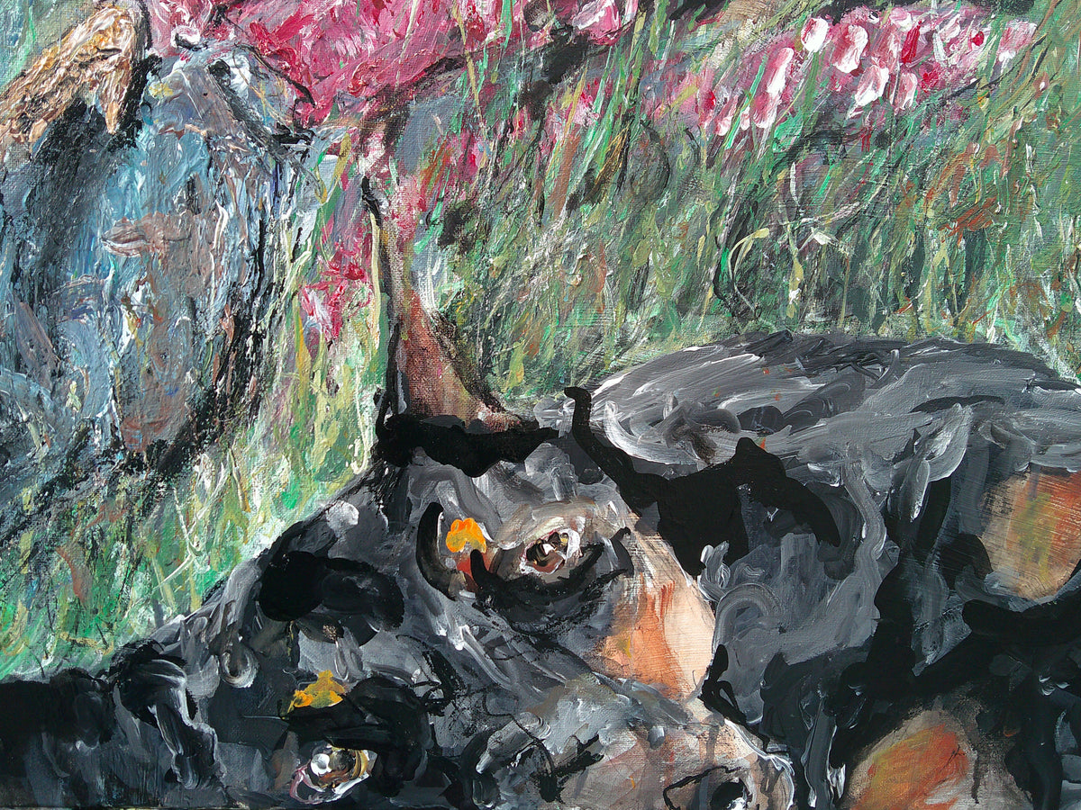 “Concussion” Acrylic Painting (24x36in)