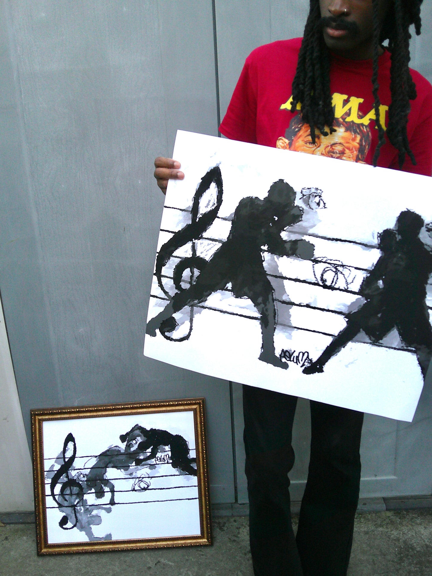 “Thrown Match” Print