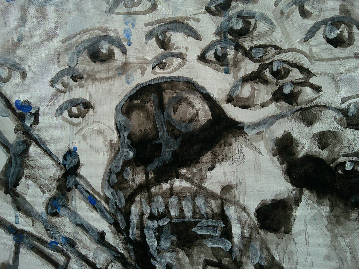 “Loud Dalmatian” Acrylic Painting (24x36in)