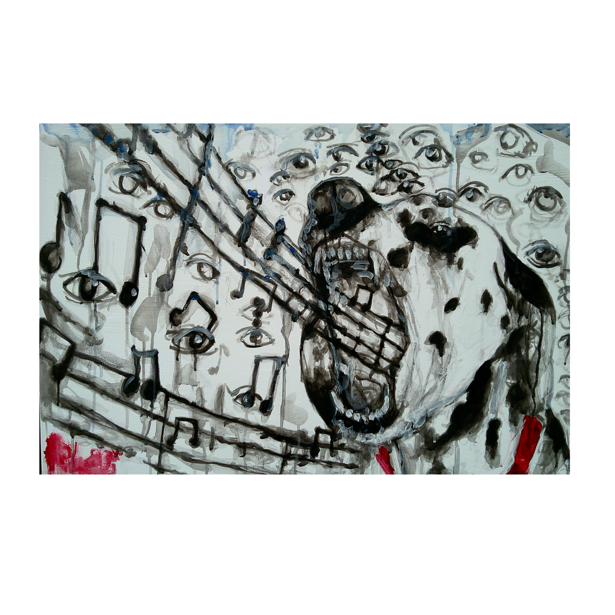“Loud Dalmatian” Acrylic Painting (24x36in)
