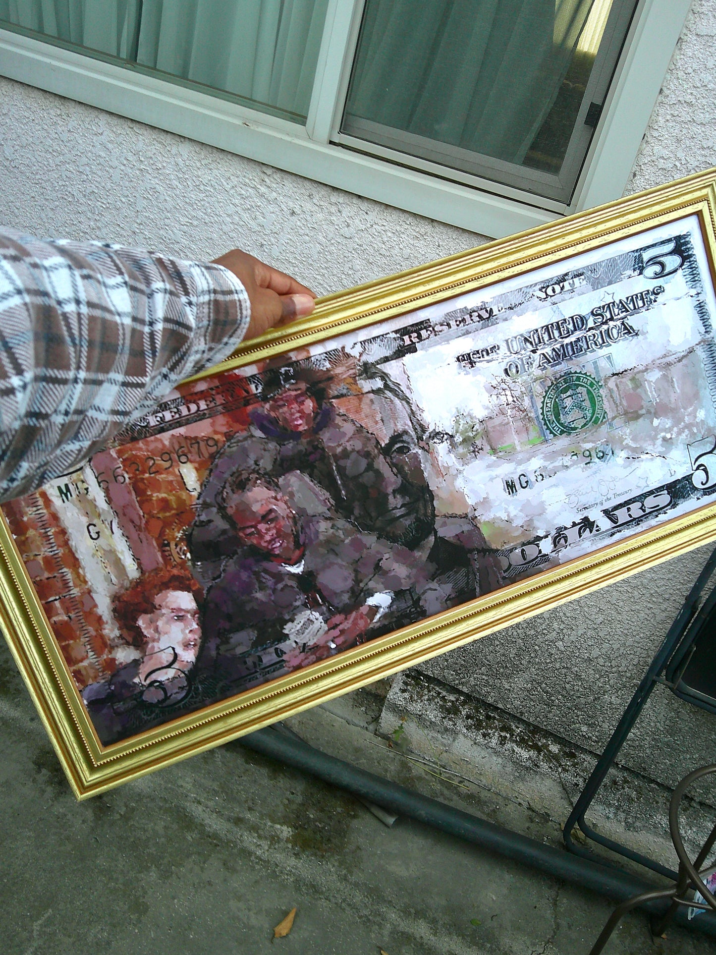 “The Wire” Dollar Bill Print (24x10)