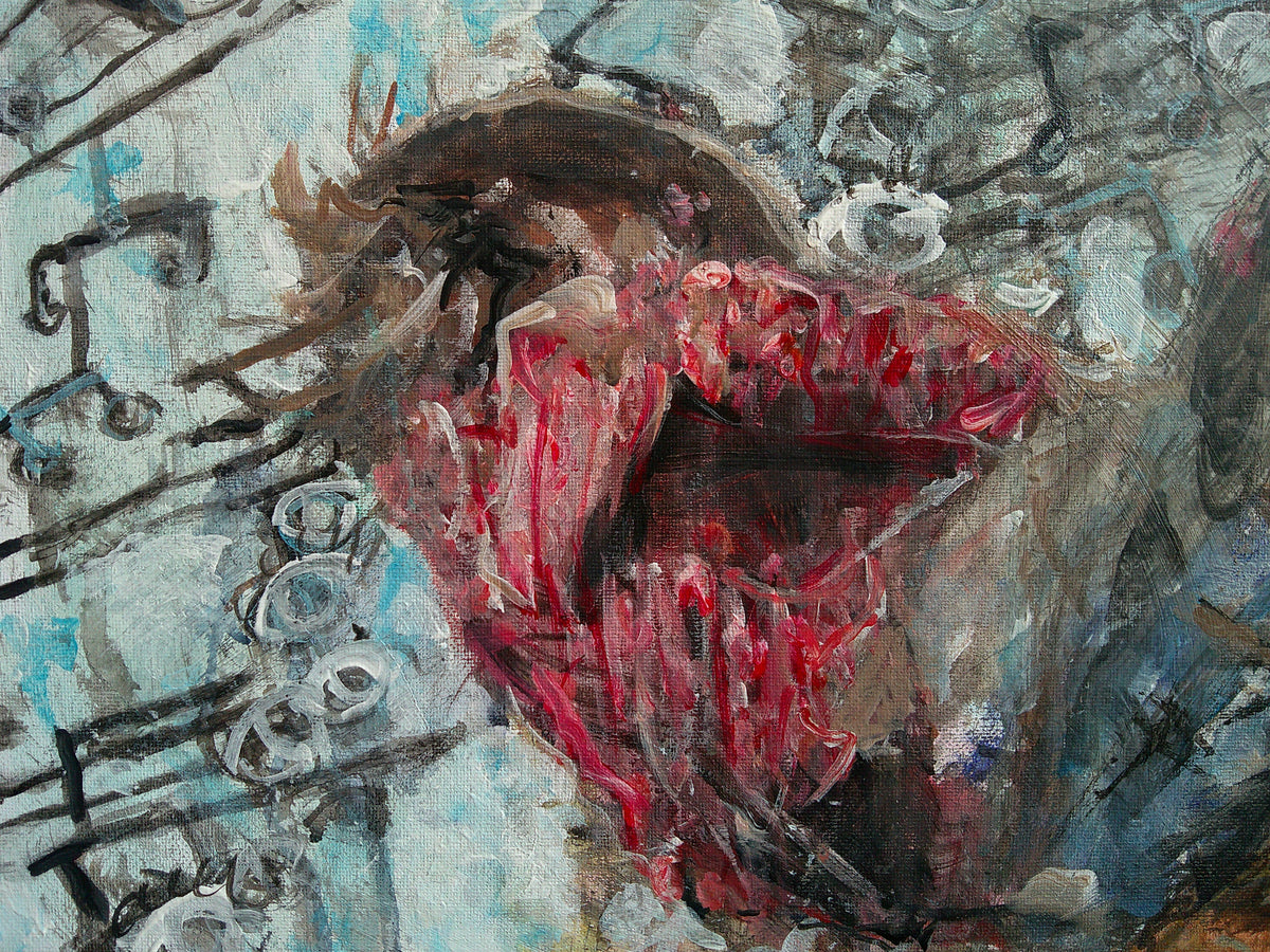 “Horseback” Acrylic Painting (24x36in)