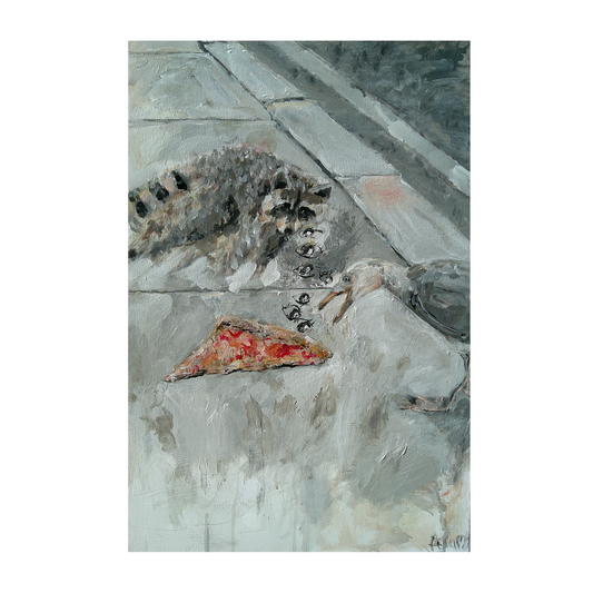 “Last Slice” Acrylic Painting (24x36in)