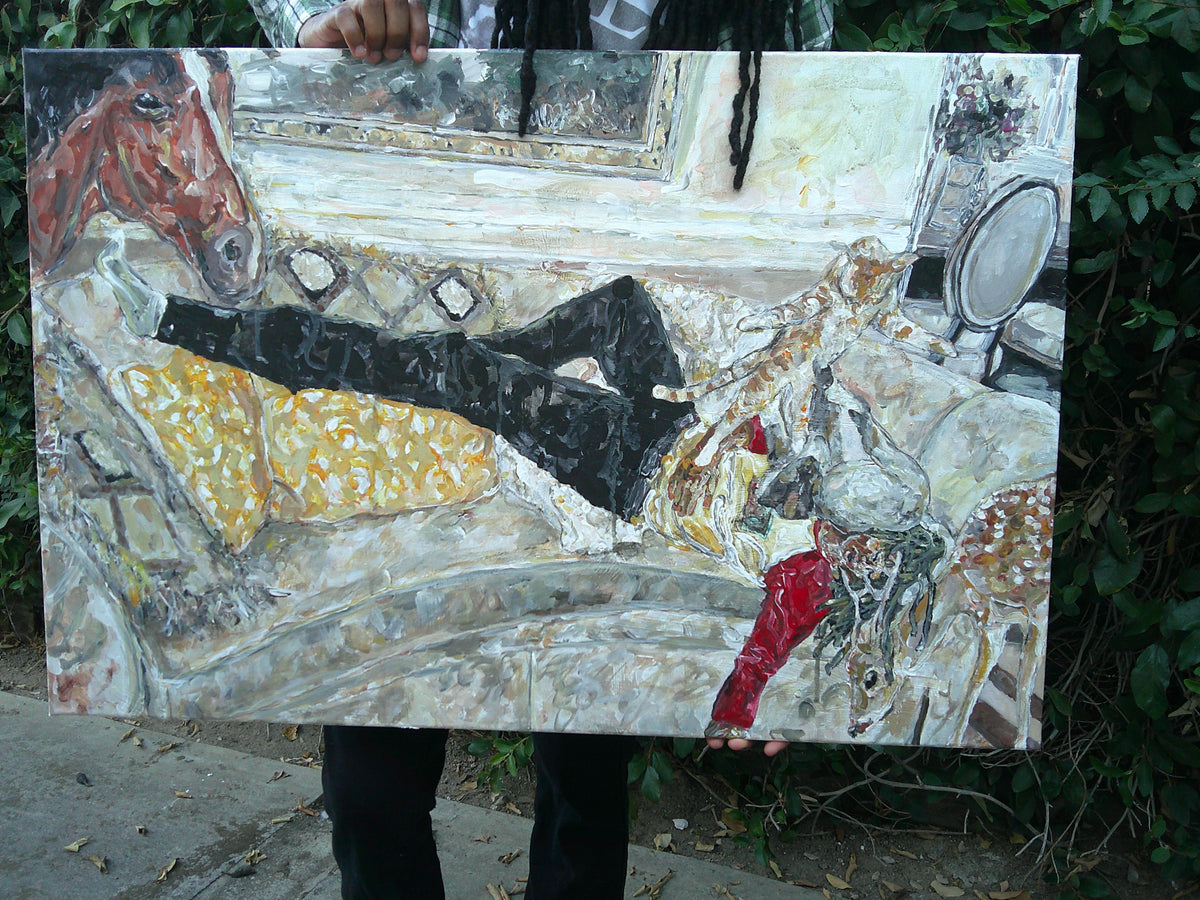 “Sleep Paralysis” Acrylic Painting (24x36in)