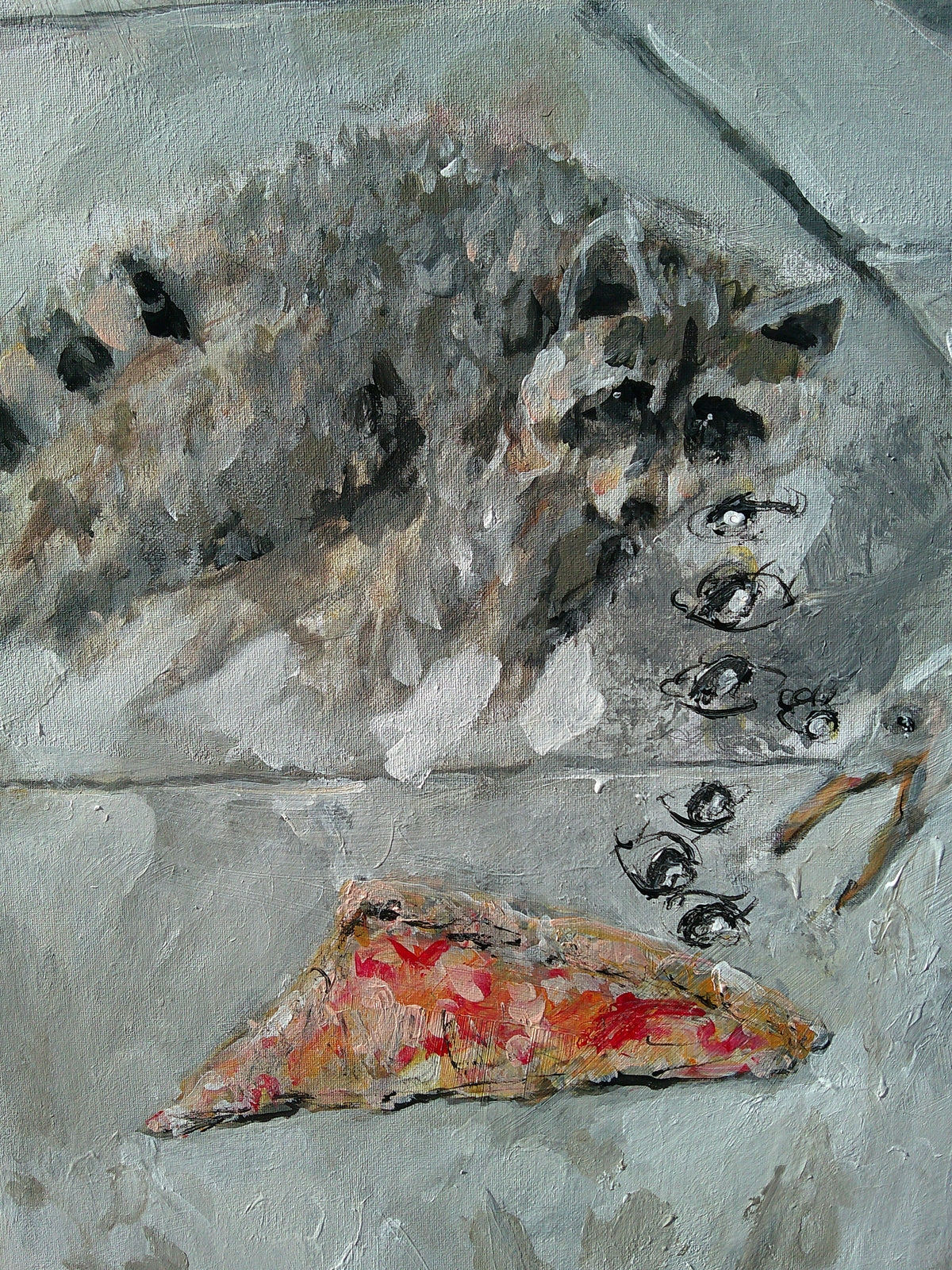 “Last Slice” Acrylic Painting (24x36in)