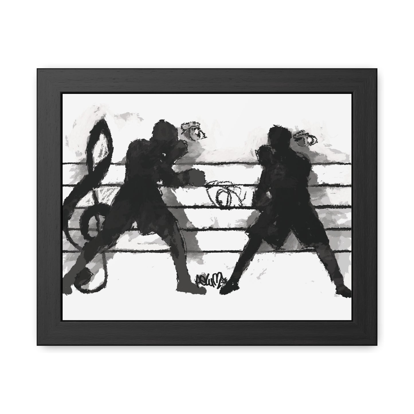 “Thrown Match” Print